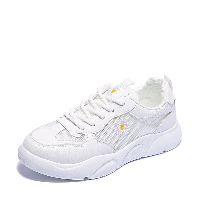 Mesh small white shoes women's 2021 summer new student net shoes women's daisy breathable sneakers