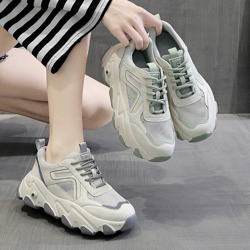 Spring 2021 Fashion New Women's Shoes Trendy Women Summer Breathable Platform Sports Casual Shoes